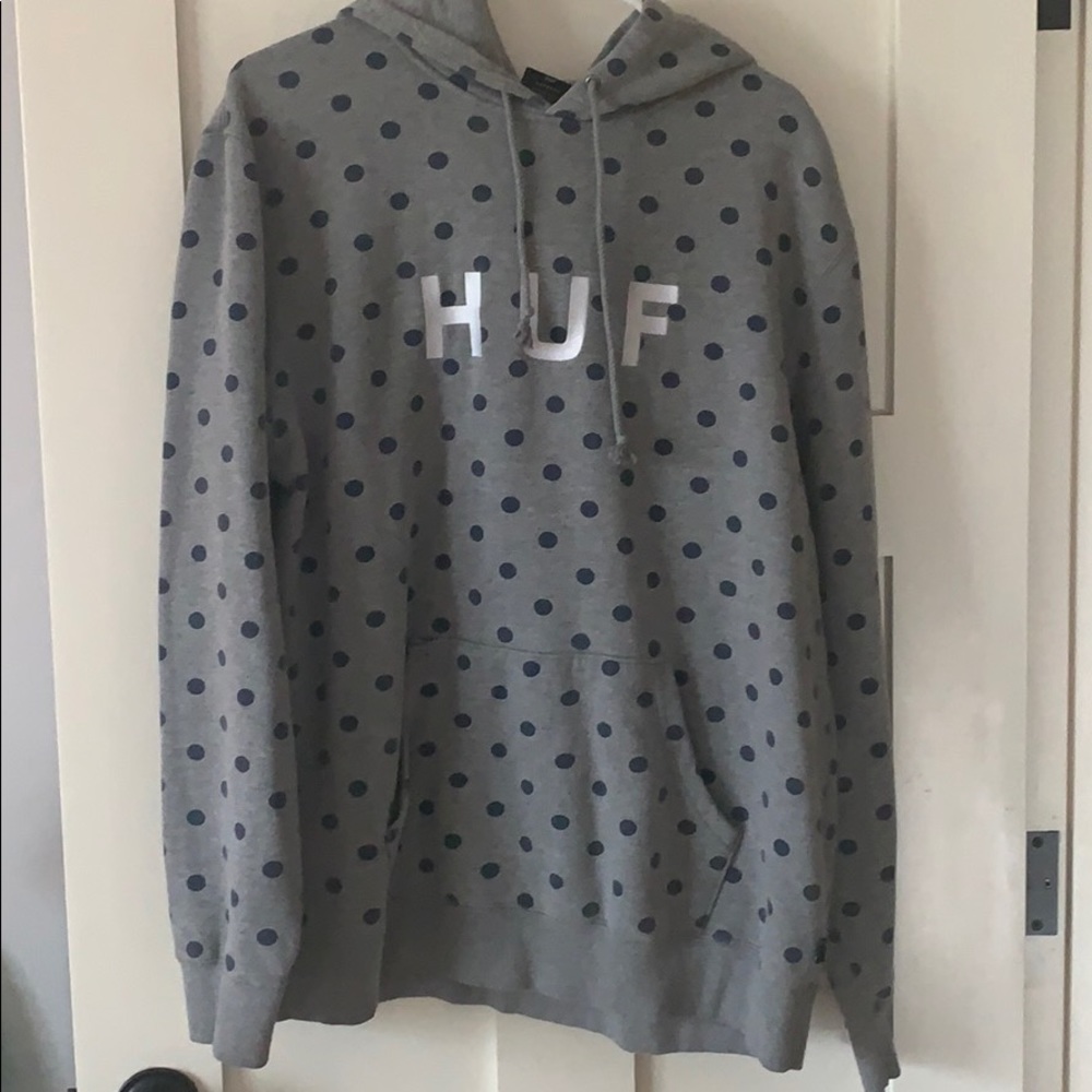 HUF polka dot sweatshirt